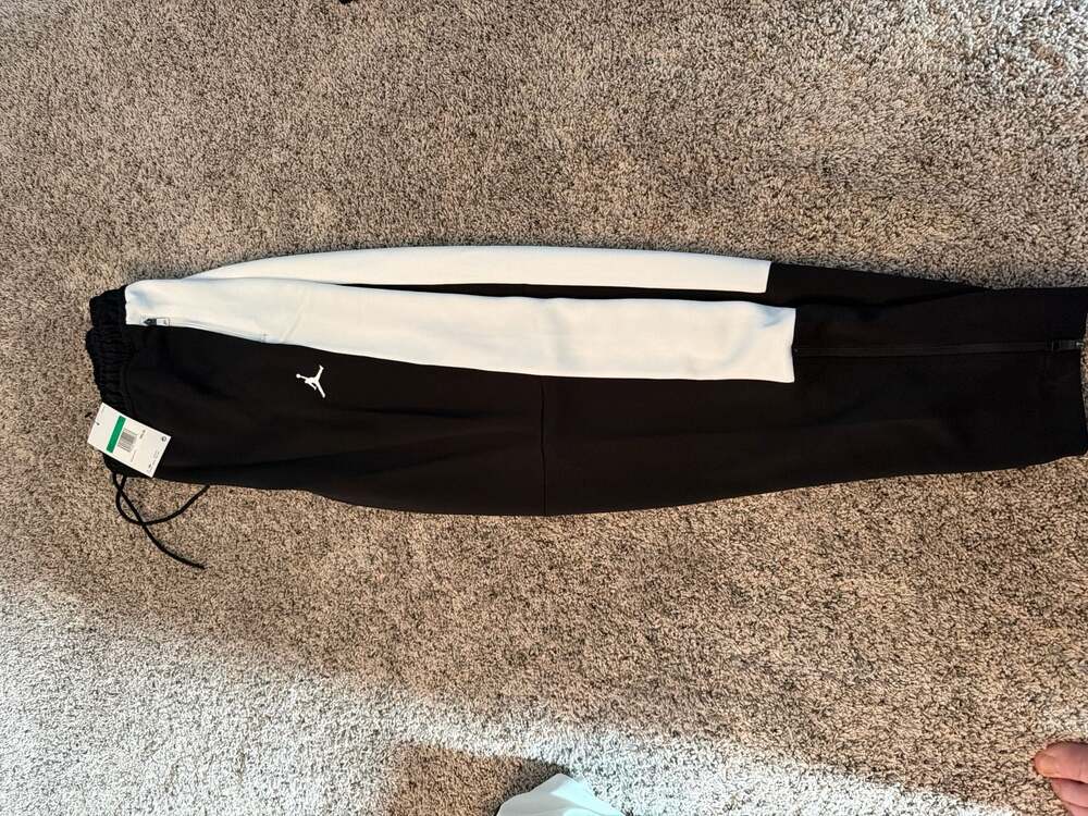 Jordan Team Basketball Track Warm-Up Pants Black/White CN5344-010